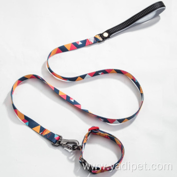 Colorful Dog collar pet collar with soft leather